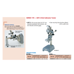 Dụng cụ hiệu chuẩn đồng hồ so Mitutoyo 170-102-12