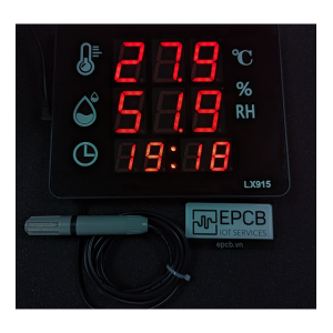 Đồng hồ đo nhiệt độ độ ẩm EP-LX915 (-40-120°C)