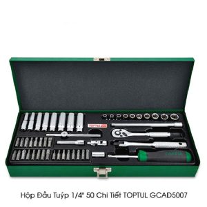 Hộp đầu tuýp 1/4″ 50 chi tiết TOPTUL GCAD5007