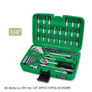 Bộ dụng cụ cầm tay 1/4” 49PCS TOPTUL GCAI2492