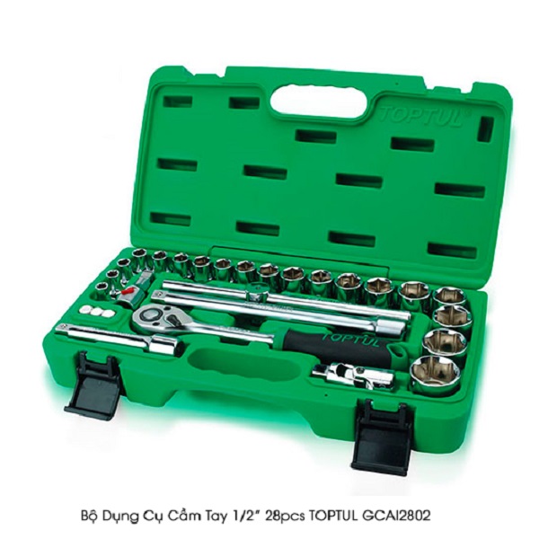 GCAI2802 Bộ Dụng Cụ Cầm Tay 1/2” 28pcs TOPTUL GCAI2802