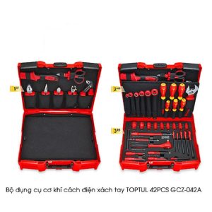 Bộ cơ khí cách điện xách tay 42PCS GCZ-042A