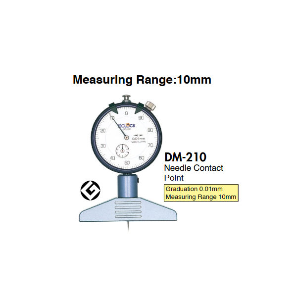 DM-210 Đồng hồ đo độ sâu kiểu cơ Techlock DM-210