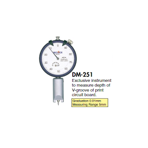 Đồng hồ đo độ sâu bảng mạch in kiểu cơ Teclock DM-251