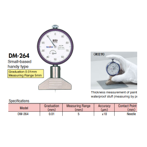 Đồng hồ đo độ dày lớp phủ Teclock DM-264