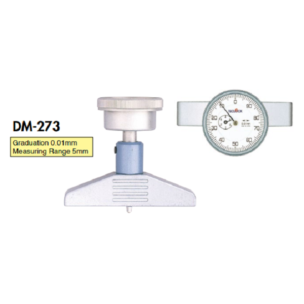 DM-273 Đồng hồ đo độ sâu kiểu cơ Teclock DM-273